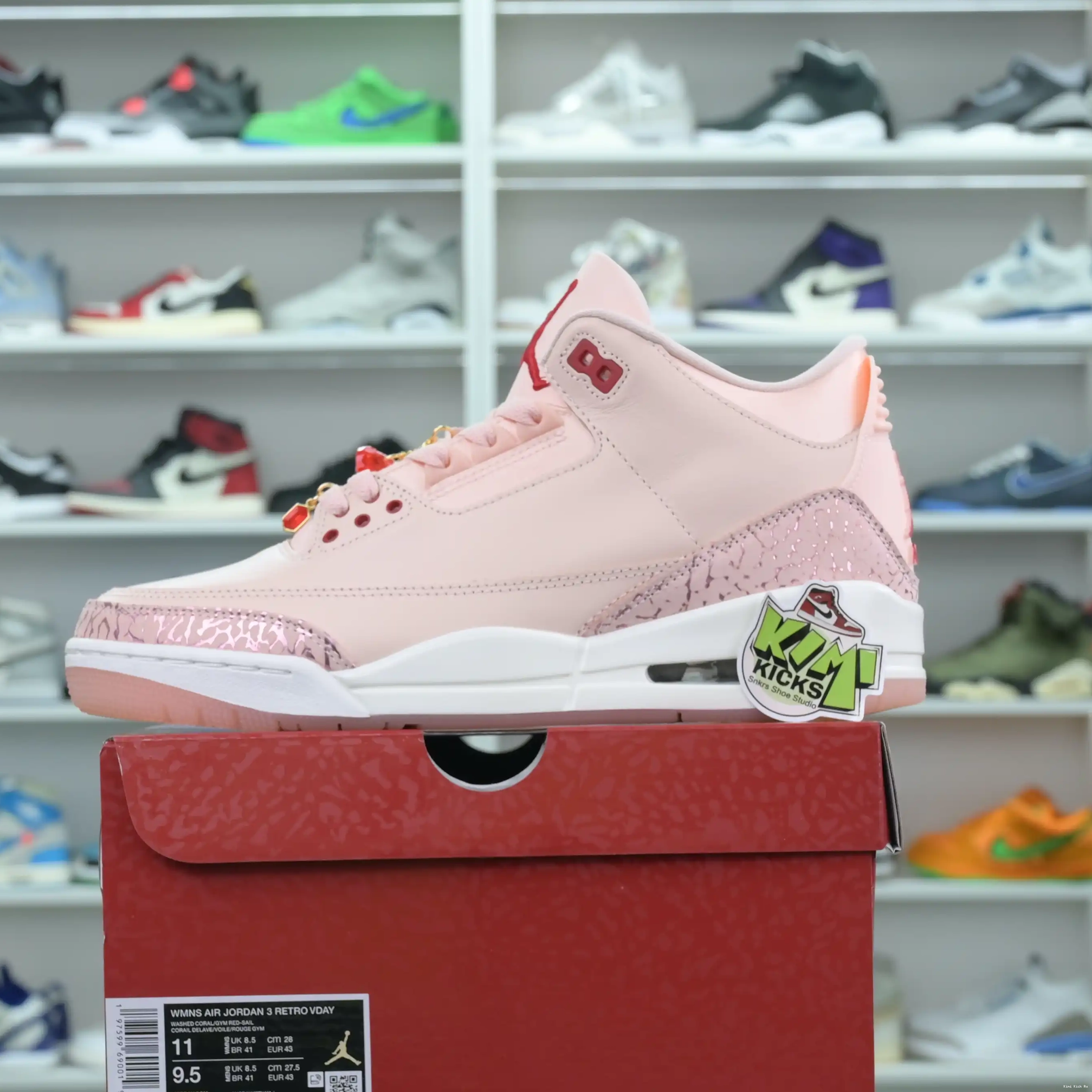 3 Jordan Air Jordan Kimikick Valentine's Day 0610